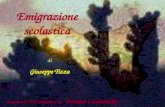 Emigrazione scolastica di Giuseppe Tizza documento PPT elaborato da Donata Licciardello.