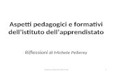 Aspetti pedagogici e formativi dellistituto dellapprendistato Riflessioni di Michele Pellerey Catania 6 settembre 2012 Ciofs1.