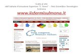 Guida al sito dellIstituto dIstruzione Superiore E. Fermi – Polo Scientifico Tecnologico Sulmona .