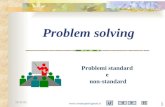 26/03/2014  1 Problem solving Problemi standard e non-standard.