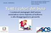 Tutti i colori del buio I contenuti pedagogici dellazione associativa come risposta al bullismo e alla disaggregazione giovanile Nisida 16/09/2011 Dott.ssa.