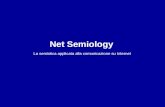 Net Semiology La semiotica applicata alla comunicazione su Internet.