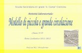Attività laboratoriale: Classe II D Anno Scolastico 2011-2012 Prof.ssa M.C. Pizzoferrato Scuola Secondaria di I grado A. Campi Cremona.