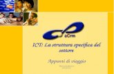 ICT: La struttura specifica del settore Appunti di viaggio Mauro.antico@acrm.it .