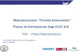 Manutenzione Pronto Intervento Piano di formazione Sap ECC 6.0 PM – Plant Maintenance Università Federico II, Facoltà di Ingegneria Napoli, 05.06.09.
