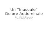Un Inusuale Dolore Addominale Dr. Vittorio Emanuele Caso Clinico Sig. E.G.