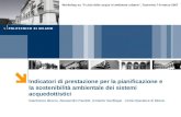 Indicatori di prestazione per la pianificazione e la sostenibilità ambientale dei sistemi acquedottistici Gianfranco Becciu, Alessandro Paoletti, Umberto.