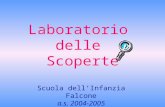 Laboratorio delle Scoperte Scuola dellInfanzia Falcone a.s. 2004-2005.