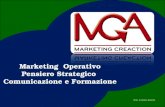 Marketing CreAction Dott. Lorenzo Iazzetti Marketing Operativo Pensiero Strategico Comunicazione e Formazione.