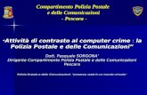Attività di contrasto al computer crime : la Polizia Postale e delle Comunicazioni Attività di contrasto al computer crime : la Polizia Postale e delle.