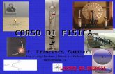 CORSO DI FISICA Prof. Francesco Zampieri  fedro@dada.it LAVORO ED ENERGIA.