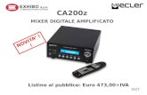 MKT CA200z MIXER DIGITALE AMPLIFICATO NOVITA !! Listino al pubblico: Euro 473,00+IVA.