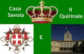 Casa Savoia è una dinastia tra le più antiche in Europa che con le sue vicende ha coinvolto lItalia e il suo popolo. Queste vicende hanno inizio principalmente.