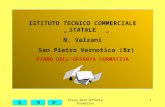 Piano dell'Offerta Formativa1 ISTITUTO TECNICO COMMERCIALE STATALE N. Valzani San Pietro Vernotico (Br) PIANO DELLOFFERTA FORMATIVA.