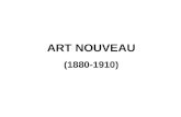 ART NOUVEAU (1880-1910). I PRESUPPOSTI INGHILTERRA William Morris – Art and Grafts exhibition society, 1888 (associazione delle arti e dei mestieri che.