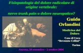 1 Fisiopatologia del dolore radicolare di origine vertebrale: nerve trunk pain o dolore neuropatico? Guido Orlandini Medicina del Dolore Casa di Cura Bevenuto.