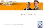 ASP.NET Dynamic Data »Andrea Dottor – Microsoft MVP ASP/ASP.NET.
