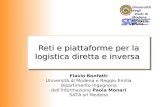 Università degli studi di Modena e Reggio Emilia Reti e piattaforme per la logistica diretta e inversa Flavio Bonfatti Università di Modena e Reggio Emilia.