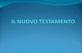 IL CANONE DEL NUOVO TESTAMENTO Il canone del Nuovo Testamento comprende: Quattro Vangeli: Matteo, Marco, Luca, Giovanni; Gli Atti degli Apostoli; Le Lettere;