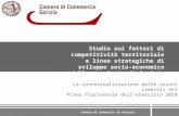 Camera di Commercio di Gorizia Studio sui fattori di competitività territoriale e linee strategiche di sviluppo socio-economico della provincia di Gorizia.