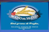 Azienda Molino del Salento nasce nel 1983 come società cooperativa, su iniziativa di un gruppo di soci agricoltori che intendevano valorizzare le produzioni.