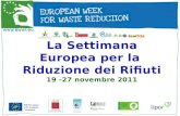 Cosè? La Settimana Europea per la Riduzione dei Rifiuti - European Week for Waste Reduction, è unampia campagna di comunicazione ambientale, che nasce.