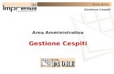 Area BASE Gestione Cespiti Area Amministrativa Gestione Cespiti.