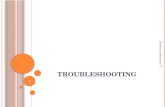 T ROUBLESHOOTING Burstnet informatica © 1. T ROUBLESHOOTING Con il termine troubleshooting sintende il processo di identificazione, analisi e risoluzione.