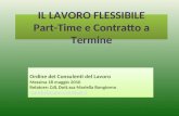 Fare clic per modificare lo stile del sottotitolo dello schema IL LAVORO FLESSIBILE Part-Time e Contratto a Termine Ordine dei Consulenti del Lavoro Messina.