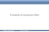 Giuseppe De Arcangelis © 20121Economia Internazionale Il Modello di Heckscher-Ohlin.