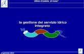 La gestione del servizio idrico integrato la gestione del servizio idrico integrato 14 gennaio 2013 Ufficio dAmbito di Como.