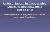 Unità di lavoro in Cooperative Learning applicata nella classe 5° B Scuola primaria A. Begarelli – S. Damaso Insegnante Pina Lodari.