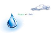 Acqua & Aria. Lacqua sulla Terra Il volume totale d'acqua sulla Terra è di 1.4 miliardi di Km³. La superficie della Terra è ricoperta per il 71% da acqua.