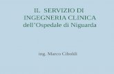 IL SERVIZIO DI INGEGNERIA CLINICA dellOspedale di Niguarda ing. Marco Ciboldi.