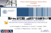 MODELLISTICA MATEMATICA DI MATERIALI MICROSTRUTTURATI PER DISPOSITIVI A RILASCIO DI FARMACO Luca Formaggia, A. Quarteroni, P. Zunino, C. Vergara – MOX.
