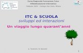 A. Tarantini, B. Donzelli 1 ITC & SCUOLA sviluppi ed interazioni Un viaggio lungo quarantanni Corso Regionale Formazione Tutor Alfabetizzazione Informatica.