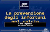 La prevenzione degli infortuni nel calcio Carlo Segattini Isokinetic Verona Rovereto, 10 febbraio 2007.