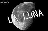 SARA TRINK 3E. LUNA formata secondo varie ipotesi da crateri mari catene montuose ha aspetti differenti le fasi lunari novilunio primo quarto plenilunio.