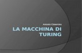 Antonio Cisternino. Introduzione La gara delle Macchine di Turing nasce con la Settimana della Cultura Obiettivo: orientamento in Informatica La Macchina.