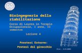 Pisa, 6/5/2004 Bioingegneria della riabilitazione Corso di Laurea in Terapia Occupazionale, I anno, II semestre Lezione 4 Prostesi Esterne: Protesi del.