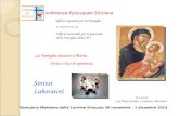 Santuario Madonna delle Lacrime Siracusa 30 novembre - 1 dicembre 2013 Conferenza Episcopale Siciliana Ufficio regionale per la Famiglia La Famiglia dinanzi.
