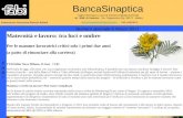 BancaSinaptica foglio informativo a cura di Antonino Esposto & friends del SAB di Venezia – Via Cappuccina, 9/g 30172 Mestre antoninoesposto@fabivenezia.it.