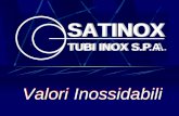 TUBI INOX S.P.A. SATINOX Valori Inossidabili ValoriInossidabili.