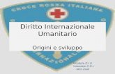 Diritto Internazionale Umanitario Origini e sviluppo Istruttore D.I.U. Volontario C.R.I. Nice Zauli.