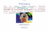 Brochure Privacy Con la nuova legge privacy diventa obbligatorio adottare un vero e proprio Sistema di Sicurezza Aziendale che protegga tutti i dati,
