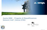 © Aastra - 2012 1 Aastra 5000 Aastra 5000 - Progetto di Riqualificazione Network VoIP Cliente ETRO.
