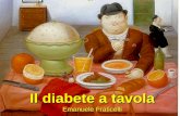 Il diabete a tavola Emanuele Fraticelli. Diabete? Il diabete è una malattia della nutrizione e il suo trattamento passa attraverso il piatto Dieta! =