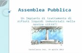 Assemblea Pubblica Un Impianto di trattamento di rifiuti liquidi industriali nella nostra città?! Castellanza (Va), 14 aprile 2012.