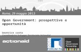 Roma, 29 maggio 2013 Open Government: prospettive e opportunità beatrice costa Coordinatrice Sviluppo Territoriale ActionAid Gianni.