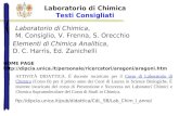 Laboratorio di Chimica Testi Consigliati Laboratorio di Chimica, M. Consiglio, V. Frenna, S. Orecchio HOME PAGE .